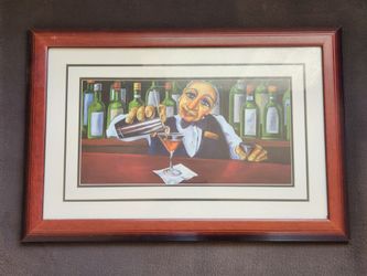 Rafuse Framed Bar Painting