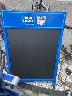 Bud light chalk board
