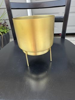 Gold Planter With Stand. World Market 