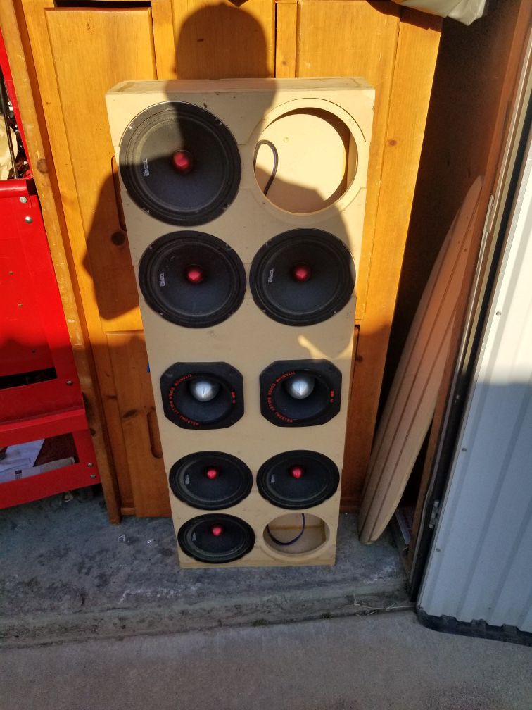 6 ds18 8 inch pro audio loud speakers
