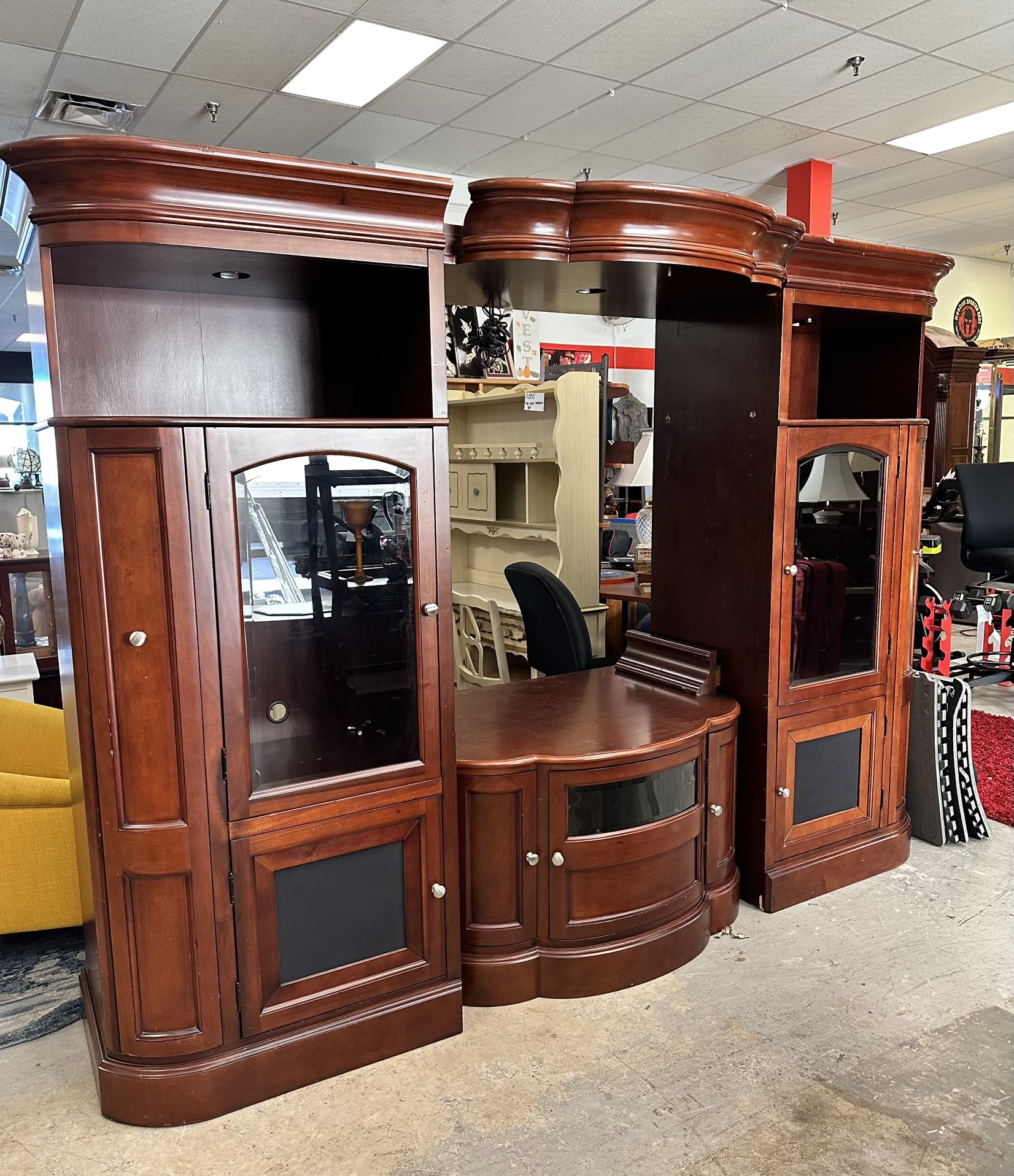 Solid Wood Entertainment Center