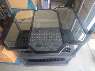Decorative mirrors with black frame