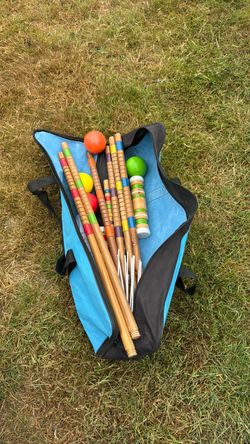 Great for outdoors Croquet game