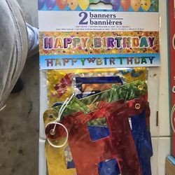Happy Birthday Banners
