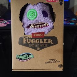 Fuggler Fuggglow Sasquoosh Ugly Monster Glow In The Dark Edition Plush