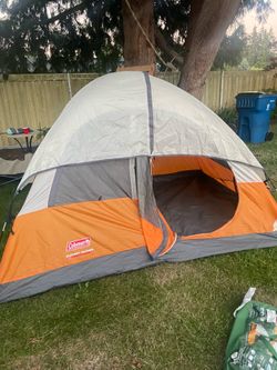 Nice 4 person Coleman tent
