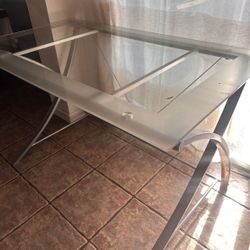 Glass  Desk Table