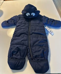 Baby Puffer Snowsuit Size 6-9 Months 