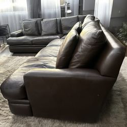 Free Delivery Creative Leather Sectional Couch 