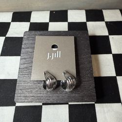 J. Jill Textured Huggie Hoop Earrings