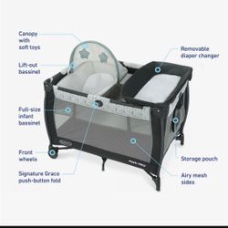 Graco Pack N Play Care Suite Playard (Birch) Brand New In Box
