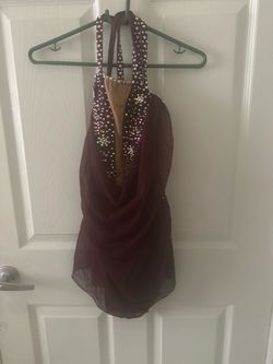 Figure Skating Dress with Rhinestones
