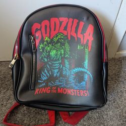 Godzilla Mini Backpack Purse