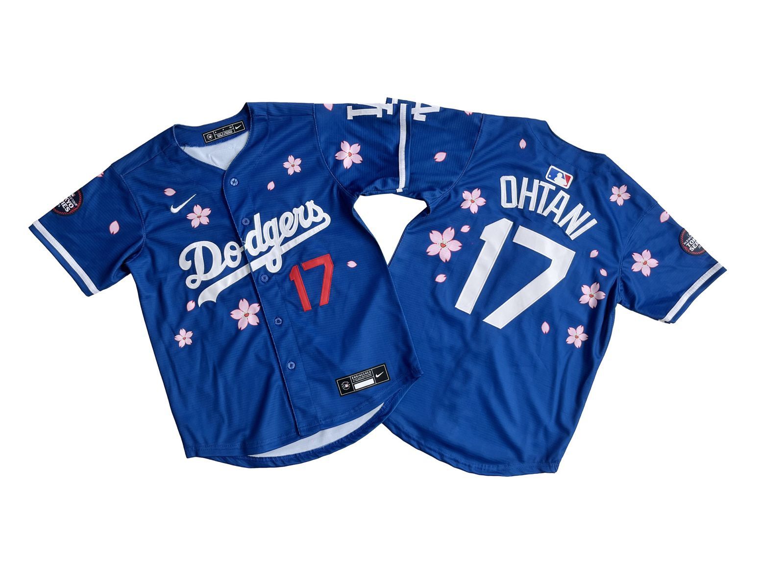 SHOHEI OHTANI #17 (M-3XL) Takashi Murakami Tokyo Series Dodgers Jersey kanji