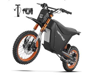 HAPPYRUN G300 SE 4500W Peak Electric Dirt Bike for Adults and Teens, 48V 26Ah Removable Battery, 45 Miles Range, 36 MPH, Hydraulic Disc Brakes & Full 