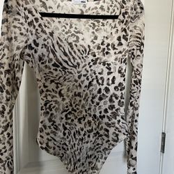 Fashion Nova Leopard Bodysuit