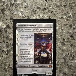 Magic The Gathering Summon Bahamut