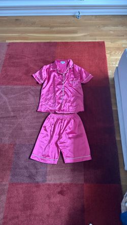 Girls Pink Pajama Set