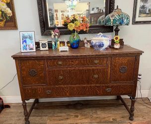 Buffet table