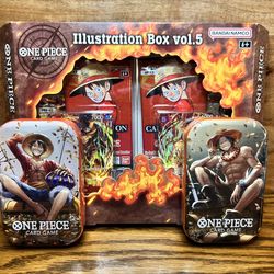 Bandai Namco One Piece Card Game Illustration Box vol.5  & Tin Packs vol.2