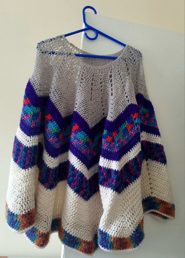 Hand Crochted Poncho