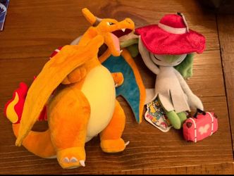 Charizard & Kirlia XP Plushies