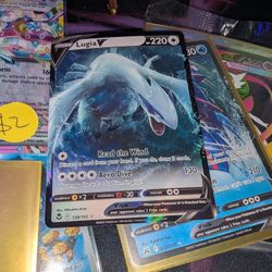 Lugia V - 138/195 Silver Tempest Pokemon 