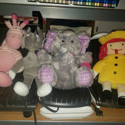 4 Stuffed Animals for Kids