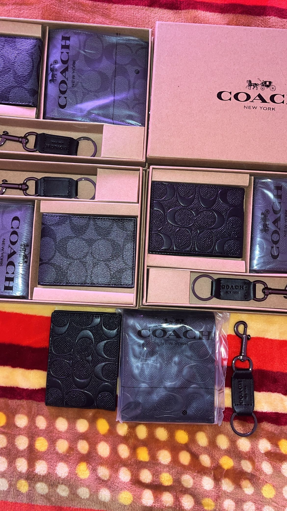 Men’s Coach Wallet Set