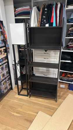 Lamp And Book Shelf