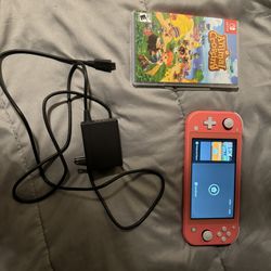 Nintendo Switch Lite With Animal Crossing