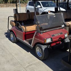 Golf Car / PICKLEBALL TRANSPORTER  Lithium Battery + 4 SEATER  CLUB CAR 48V
