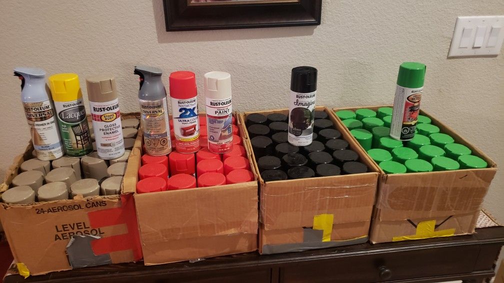 Rustoleum Spray Paint Any 6 Cans 20.00