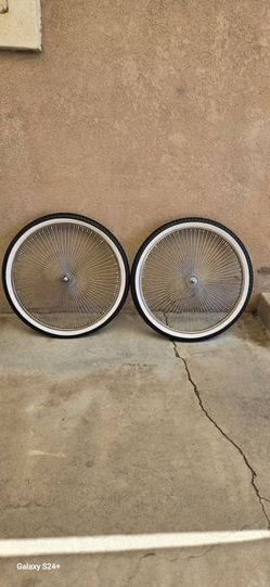 144 SPOKES RIMS 26 INCH CHROME