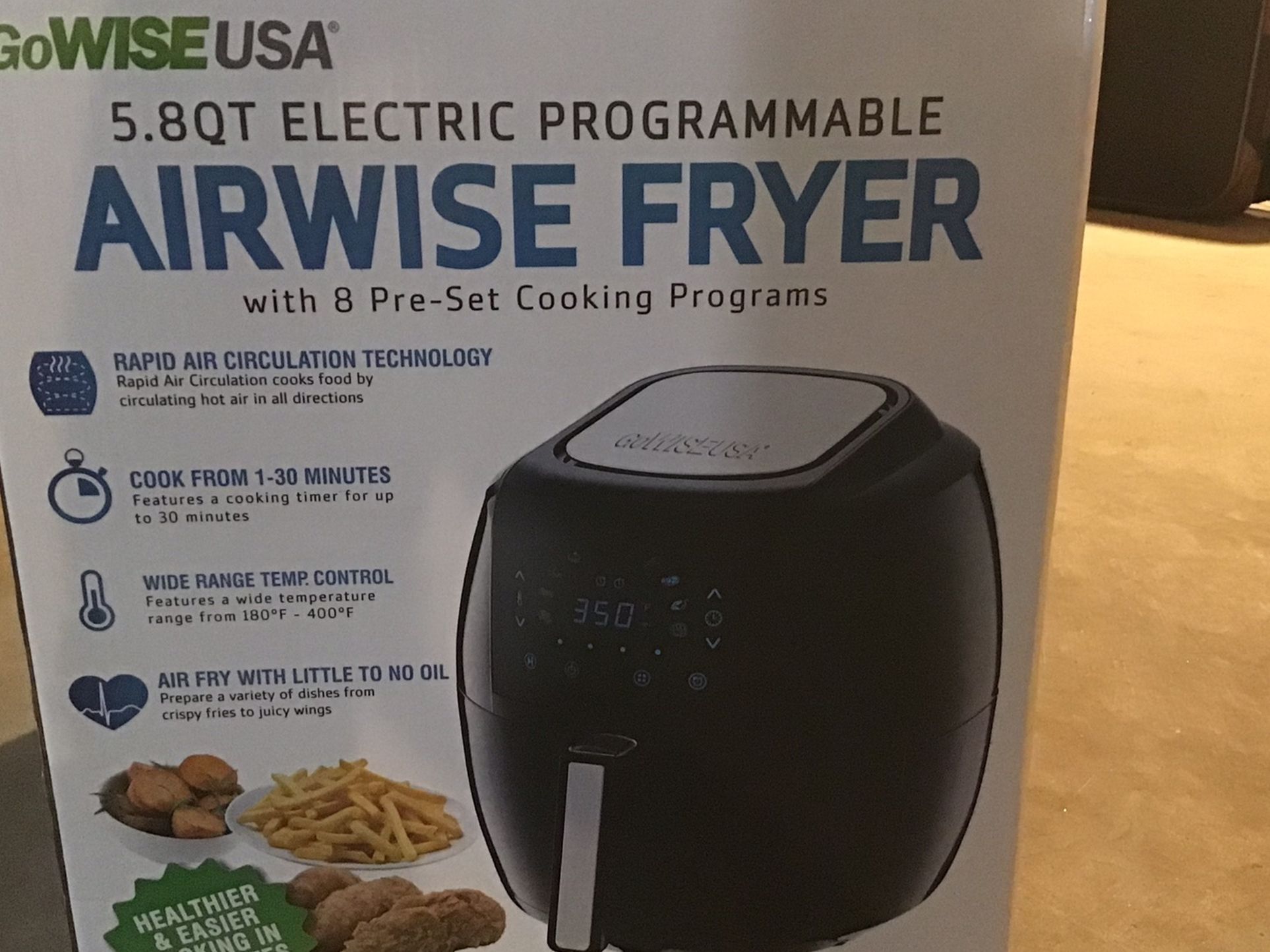 GoWise Qt Programmable Airfryer