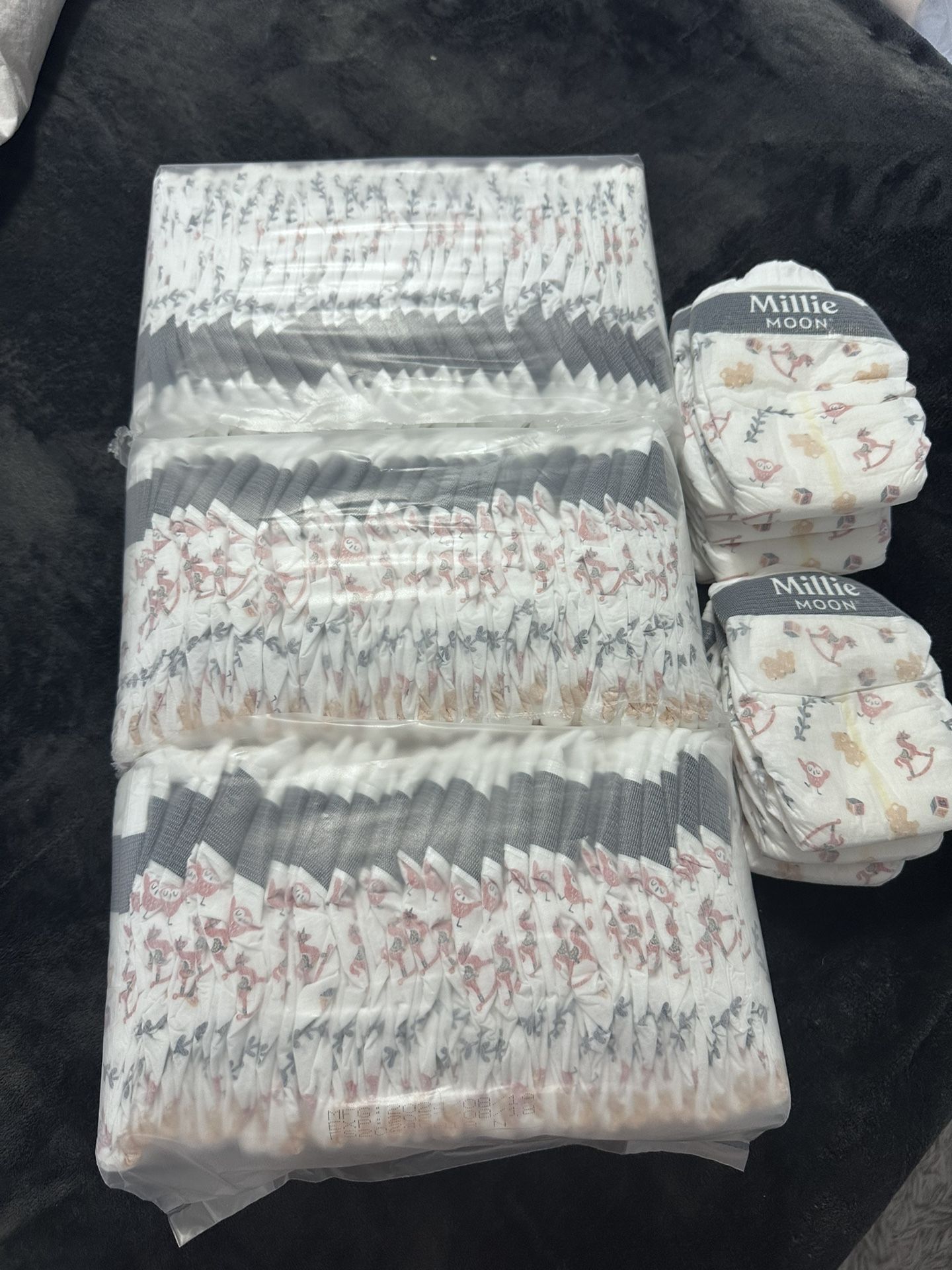 Millie Moon Diapers Size 1 (New)