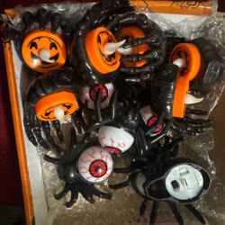 Halloween Spider Decorations Set