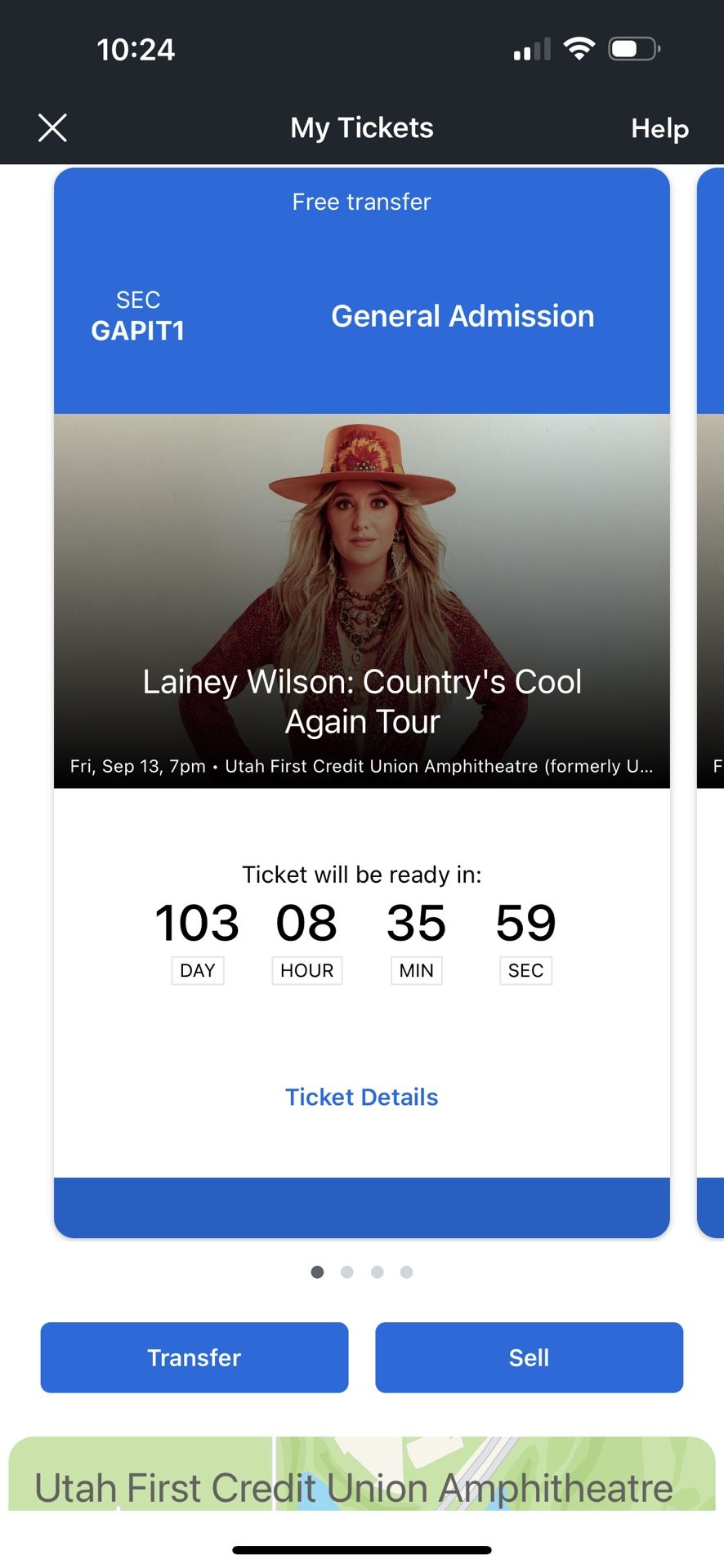 Lainey Wilson Pit Tickets Sept 13