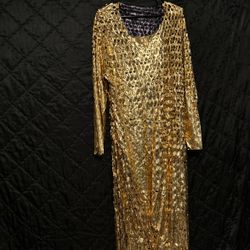 Gold Dress