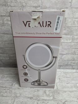 VESAUR Lighted Vanity Mirror 10x Magnification Dimmable Light