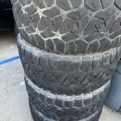 SET OF 33 X 12.50 X 20  Mile Trip $200