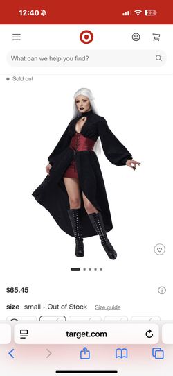 Women’s Vampire Corset Costume 
