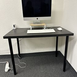 IKEA LINNMON / ADILS Desk, black-brown