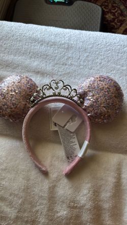 Disney Parks Minnie Mouse Ears Bow Headband Brand New