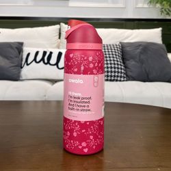 owala 24oz/32OZ Insulated Stainless Steel Water Bottle Double-Layer Kettle With Straw Vacuum Flasks For Sports Travel