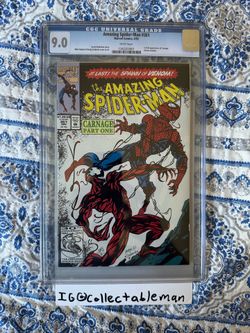 Amazing Spider-Man #361 Cgc 9.0 1st Carnage (Marvel 1992) 1st print