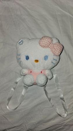 Hello Kitty Plush Backpack