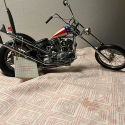 1969 Franklin Mint Harley Davidson Easy Ride Captain America Chopper Collectible 