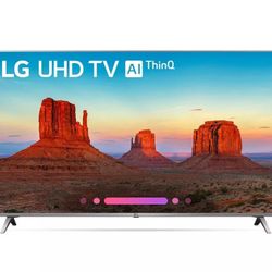 LG 4K HDR Smart LED UHD TV W/AI ThinQ - 65”