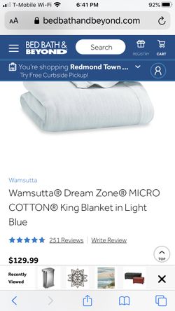 Wamsutta® Dream Zone® MICRO COTTON® King Blanket
